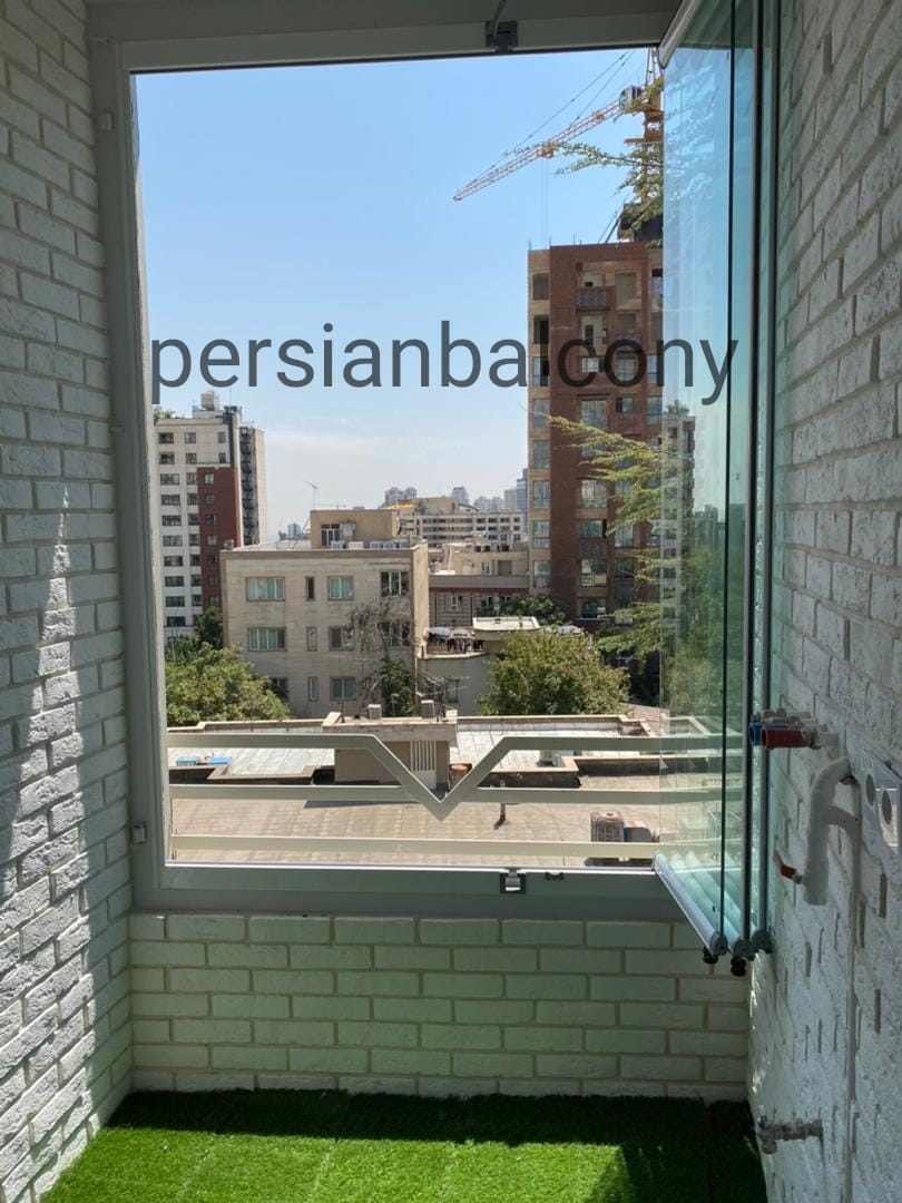 نمونه کار شیشه بالکن